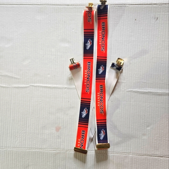 NFL Other - NFL Broncos Red and Blue Suspenders